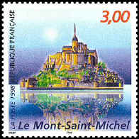 France 1998. Gothic Art. Mont-Saint-Michel. 