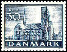 Denmark 1937. Romanesque Art and Architecture. Ribe Cathedral. 